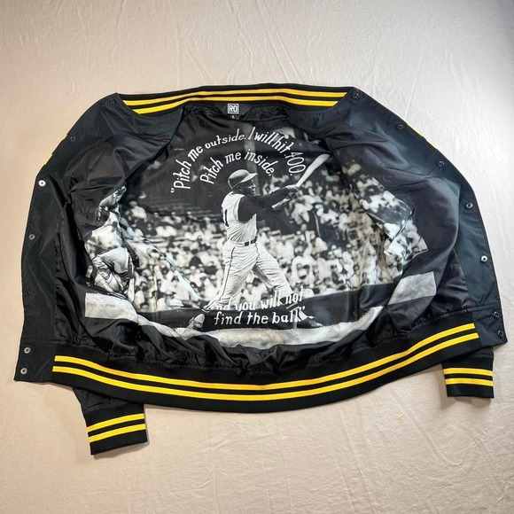 New with tags Roots of Baseball Retro Clemente varsity button up jacket size XL - Picture 8 of 8